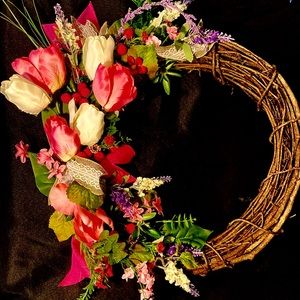 Tulip love Wreath